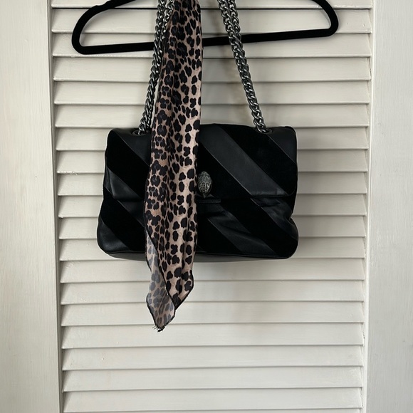 Kurt Geiger Large SoHo Black Chain Strap Shoulder Bag - Picture 3 of 10